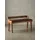 KADIMA DESIGN Polsterbank Echtleder Braun 108 x 63 x 43 cm