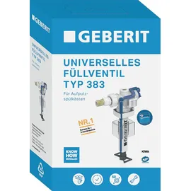 Geberit Typ 383 Füllventil für Aufputz-Spülkasten 3/8'