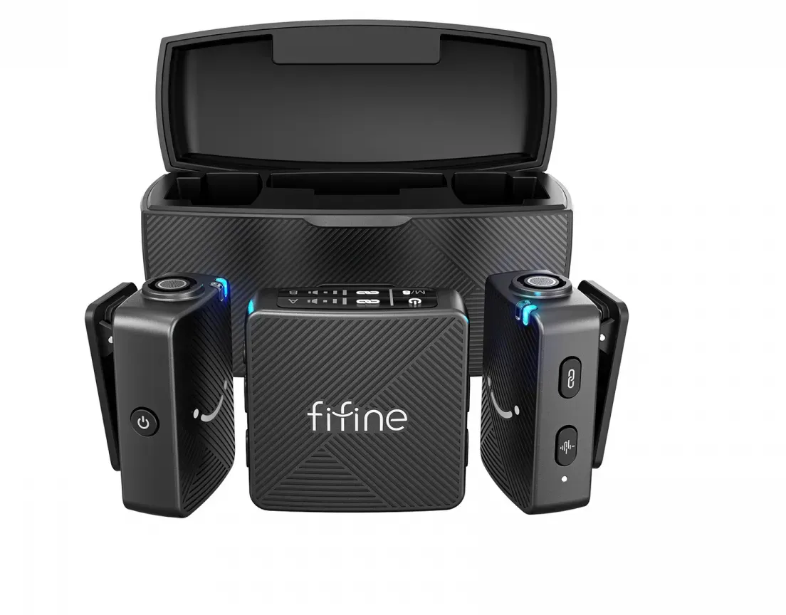 Fifine M9 Dual Wireless Microphone System - Funkmikrofon