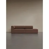 Eave Modular Sofa, 86, 2,5 Sitzer, Konfiguration 3/4 - Safire 001 - Links offen