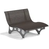 Home Deluxe Wellenliege NIRA Nussbaum