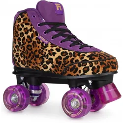 Roller Quad Harmony Leopard-42 braun|violett|SCHWARZ 42