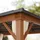 TOOLPORT Gartenpavillon 3 x 3 m braun/champagner