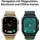 Apple Watch Ultra 2 GPS + Cellular 49 mm Titangehäuse natur, Trail Loop Armband blau M/L