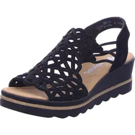 Rieker Sandalette Damen Schwarz 37