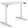 eSmart ETX-121WW 100x60cm Weiß Ergonomischer Steh-Sitz-Schreibtisch Stufenlos elektrisch höhenverstellbar 73,5-123,5cm 3X Memory Aktivitätserinnerung Soft-Start/Stopp Schnelle Montage