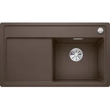 Blanco Zenar 45 S-F rechts Flächenbündig granit cafe Handbetätigung 848 x 498 mm
