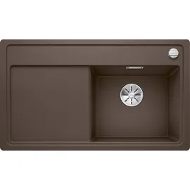 Blanco Zenar 45 S-F rechts Flächenbündig granit cafe Handbetätigung 848 x 498 mm