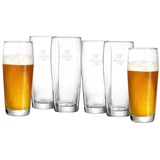 Ritzenhoff & Breker Bierglas-Set Willi 500 ml, 6-teilig, Glas