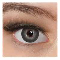 Charmiga Kontaktlinsen grau ohne Stärke farbige Jahreslinsen | weiche