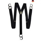 Olata Y Hosenträger/Schmale Herren Hosenträger mit Karabinerhaken und B