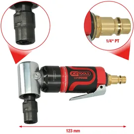 KS Tools SlimPOWER Mini-Druckluft-Winkelstabschleifer 515.5535 19,000 U/min