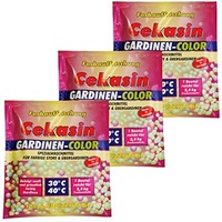 3 x Cekasin Gardinen-Color, Gardinen-Waschmittel, Farbauffrischung, Waschpulver