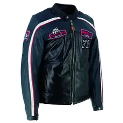 Formular Sport Lederjacke schwarz, XXL