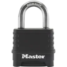 Master Lock Vorhängeschloss M178EURD Schwarz
