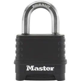 Master Lock Vorhängeschloss M178EURD Schwarz