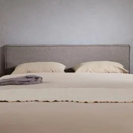 Idimex Kopfteil KLAO gepolstert 160cm grau – elegantes Bettkopfteil, Melange-Optik, widerstandsfähiger Stoffbezug, langlebig und bequem, klassisches Design