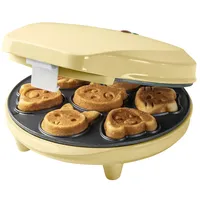 Bestron Waffeleisen Mini-Cookie-Maker Gelb