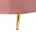 Beliani Sofa Samt 3-Sitzer Rosa