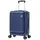 MS Point Hartschalen-Trolley 4-Rollen Cabin 55 cm / 40 l blau/rosa