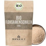 HOFKRAUT Flohsamenschalen BIO 250g | Organic Psyllium Husk | Reich an Ballaststoffen | Ayurvedischer Allrounder | 100% kontrolliert biologischer Anbau