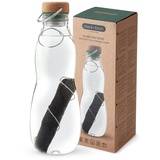 Black+Blum Eau Good Glass 650ml Wasserfilterflasche - Olive - One Size