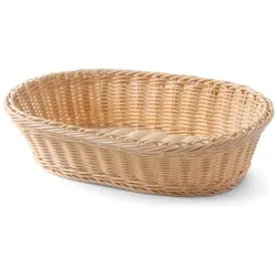 Hendi Brotkorb oval aus geflochtenem Kunststoff-Design