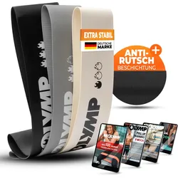 Mini Fitnessbänder aus Latex - Widerstandsbänder, Resistance Bands inkl. E-Book One Size