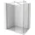 Mexen Kioto Walk-In-Dusche 155 x 200 cm Roségold transparent 800-155-202-60-00-080