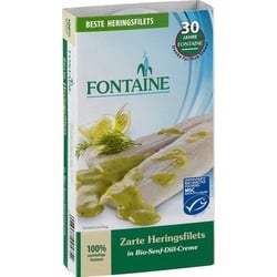 Fontaine Heringsfilets in Senf-Dill-Creme