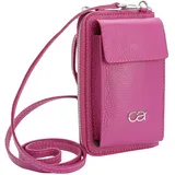 COLLEZIONE ALESSANDRO Event Umhängetasche Leder Pink