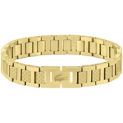 Freundschaftsarmband LACOSTE "Schmuck Parnterarmband METROPOLE, 2040117, 2040418, 2040419, 2040120", gold (gelbgoldfarben), Armbänder, Herren, Edelstahl