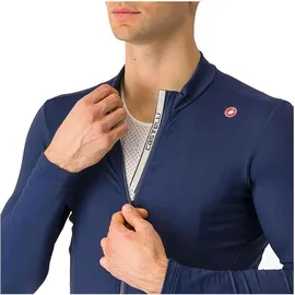 Castelli Espresso Thermal Langarm-trikot - belgian blue - M