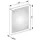 Keuco X-Line 650x700x105mm cash