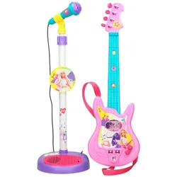 Barbie Musikanlage mit Mikrofon und Kindergitarre – Musikalischer Spaß für die Kleinsten!