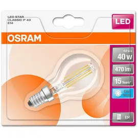 Osram LED Lampe 4W P40 Filament klar neutralweiss wie 40W 4058075435209