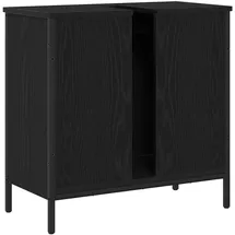 vidaXL Waschbeckenunterschrank 60 x 30 x 60 cm Schwarz