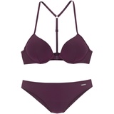 bruno banani Push-Up-Bikini Damen bordeaux Gr.38 Cup C, bordeau, , 58661206-38 Cup C