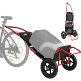 Sepnine 8009t Trailer 20kg, Aluminium, Faltbar, 30,48cm Räder - Rot