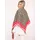 Zwillingsherz "Micha", Damen, pink, Baumwollmischung, Modetücher, Mode Tuch, Leomuster mit Herzen und Schrift, vielseitig tragbar