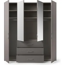 Set One by Musterring Drehtürenschrank Henderson 201 x 223 x 60 cm Grau