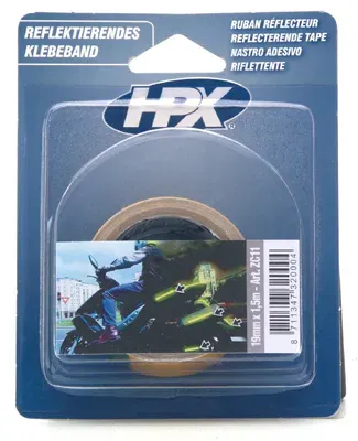 PRESTO Klebeband Reflektierband (19mm x 1,5m) zc11