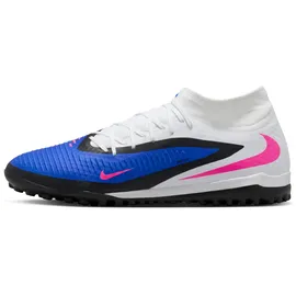 Nike Phantom 6 High Academy TF Herren Racer Blue/Pink Blast/White 43
