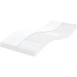 vidaXL Schaumstoffmatratze Weiß 80 x 210 cm weich