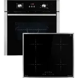 KKT KOLBE Küchentechnik Backofen und Induktionskochfeld SET8805IH859ED - Schwarz