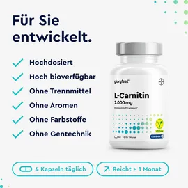 gloryfeel L-Carnitin 2000 mg Kapseln 140 St.
