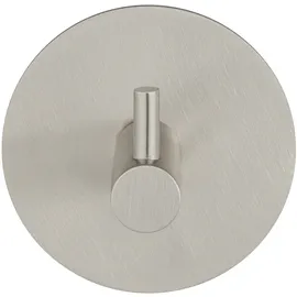 Schöner Wohnen SCHÖNER WOHNEN-KOLLEKTION, Haken, Wandhaken, Badhaken aus rostfreiem Edelstahl, in matt für Handtücher und Bad-Utensilien einfache Montage ohne Bohren