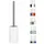 Spirella Tube WC Bürste Toilettenbürste Klobürste WC Garnitur aus Porzellan Weiß