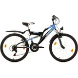 KS-Cycling Zodiac 24 Zoll RH 38 cm blau/schwarz