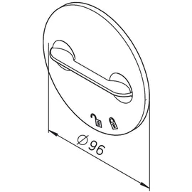 Helios FRS-VDB FlexPipe Verschlussdeckel mit Bajonettverschluss für Blechteile